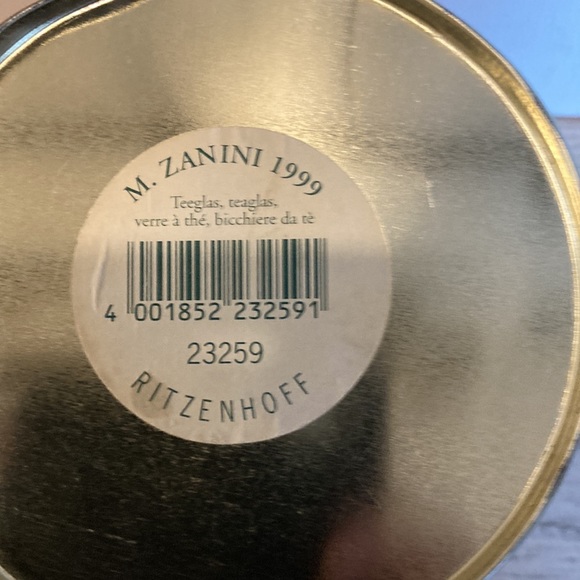 Vintage Tea Box Marco Zanini 1999 Ritzenhoff - Picture 2 of 6